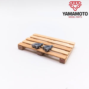 Yamamoto YMPTUN99 Dual Muffler tip Type 1 1/24 – zdjęcie 2