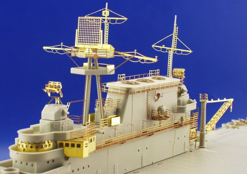 Eduard 53007 US Aircraft Carrier Hornet railings 1/350 Trumpeter – zdjęcie 10