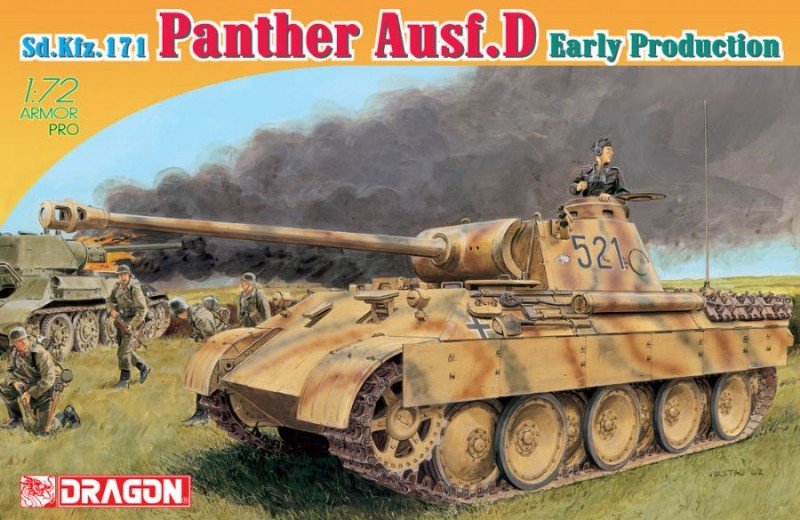 Dragon 7494 Sd.Kfz.171 Panther Ausf.D Early Production 1/72