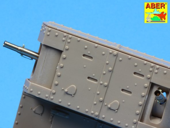 Aber 35L-156 Barrels for British WWI Tank Mark IV – Female 1/35 – image 5