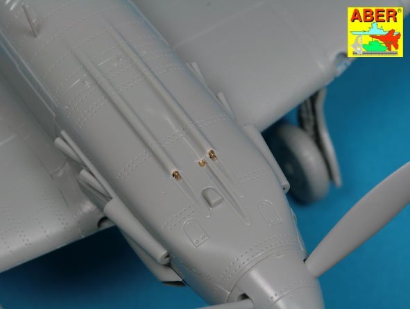 Aber A48114 Armament for Soviet fighter MIG-3 2x7,62ShKAS; 1x12,7mm UBS; pitot tube 1/48 – zdjęcie 8