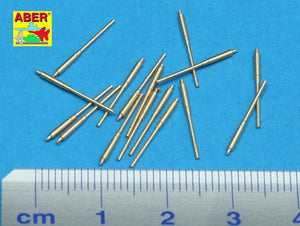 Aber 350L-14 Set of 16 pcs 105 mm SFLAK barrels SKC/33nt used in C/37 mount for German war ships 1/350 – zdjęcie 3