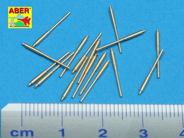 Aber 350L-14 Set of 16 pcs 105 mm SFLAK barrels SKC/33nt used in C/37 mount for German war ships 1/350 – zdjęcie 3