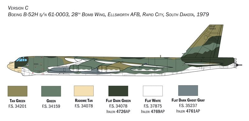 Italeri 1442 B-52H Stratofortress 1/72 – zdjęcie 7