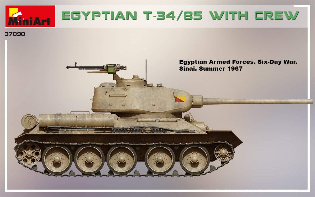 MiniArt 37098 Egyptian T-34/85 1/35 – zdjęcie 4