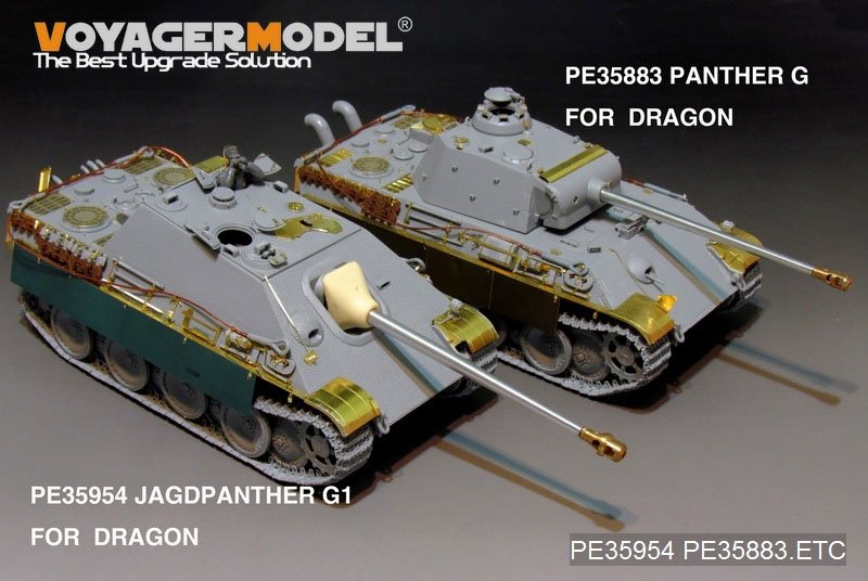 Voyager Model PE35954 WWII Jagdpanther G1 Version For DRAGON 6458/6494/6393/6758 1/35 – zdjęcie 17