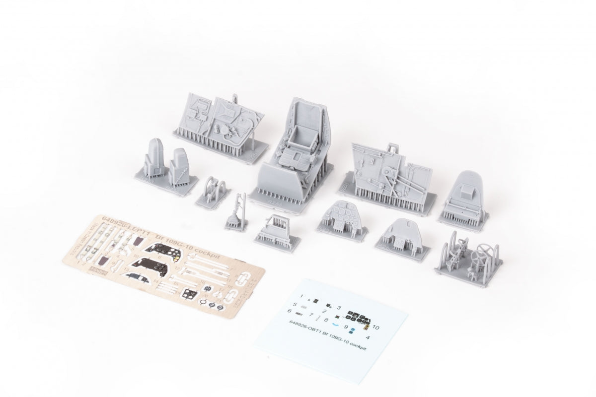 Eduard 648926 Bf 109G-10 cockpit PRINT Eduard 1/48 – zdjęcie 4