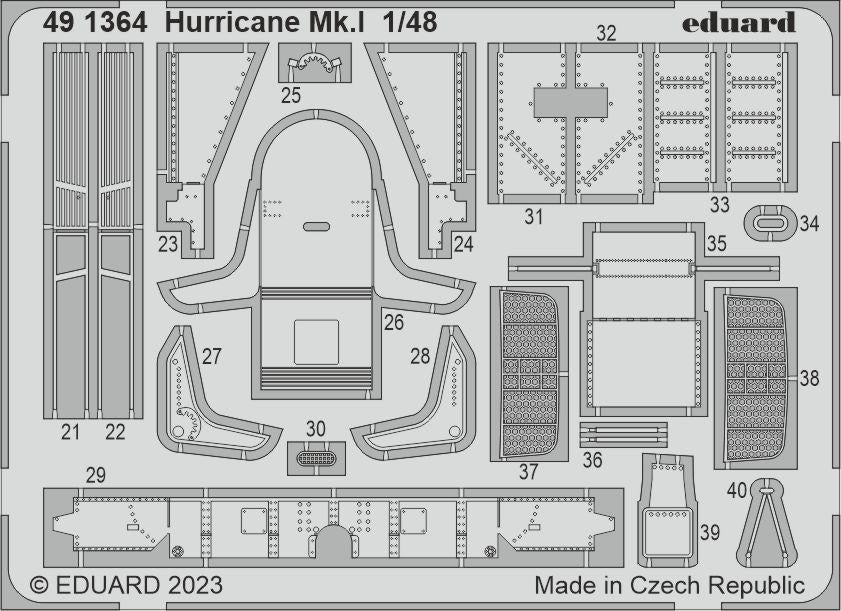 Eduard BIG49380 Hurricane Mk. And Hobby Boss 1/48 – image 2