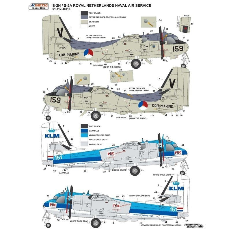 Kinetic K48118 S-2A Netherlands 1/48 – immagine 3