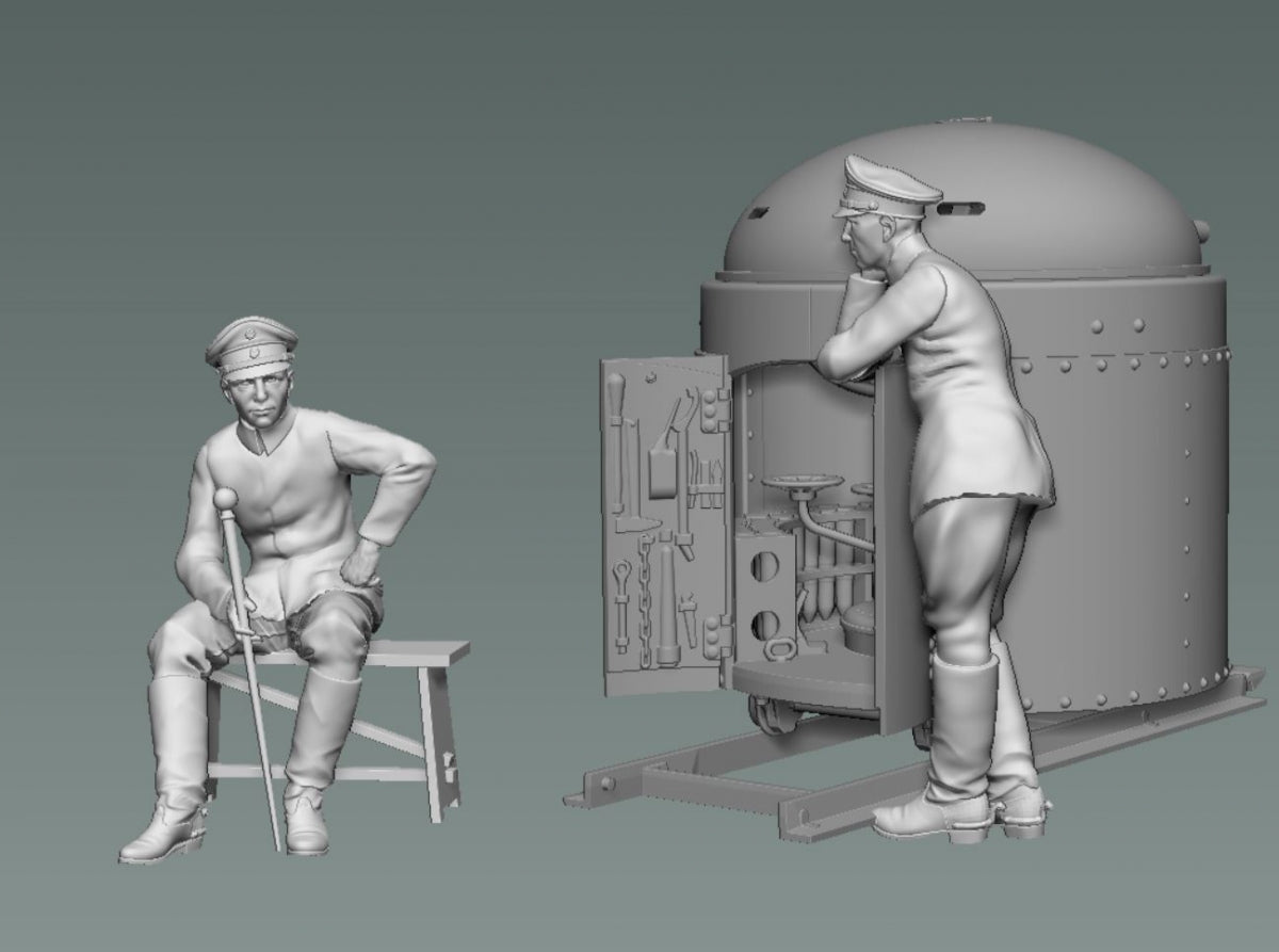 Copper State Models F35-050 Fahrpanzer german sitting officer 1/35 – Bild 3