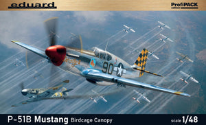 Eduard 82107 P-51B Mustang Birdcage canopy 1/48 – zdjęcie 2