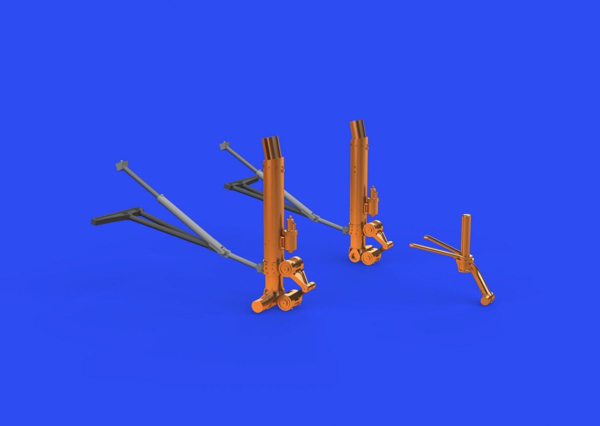 Eduard 648632 B-17F undercarriage legs BRONZE HKM 1/48 – zdjęcie 3