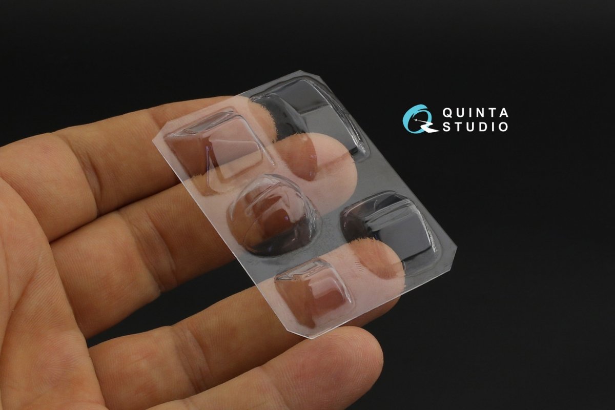 Quinta Studio QC72046 Uh-1B vacuumed clear canopy (Italeri) 1/72 – zdjęcie 6