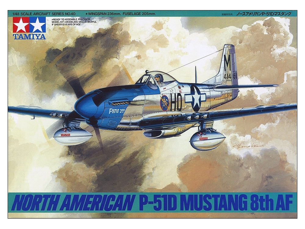Tamiya 61040 North American P-51D Mustang 8th AF 1/48 – zdjęcie 2