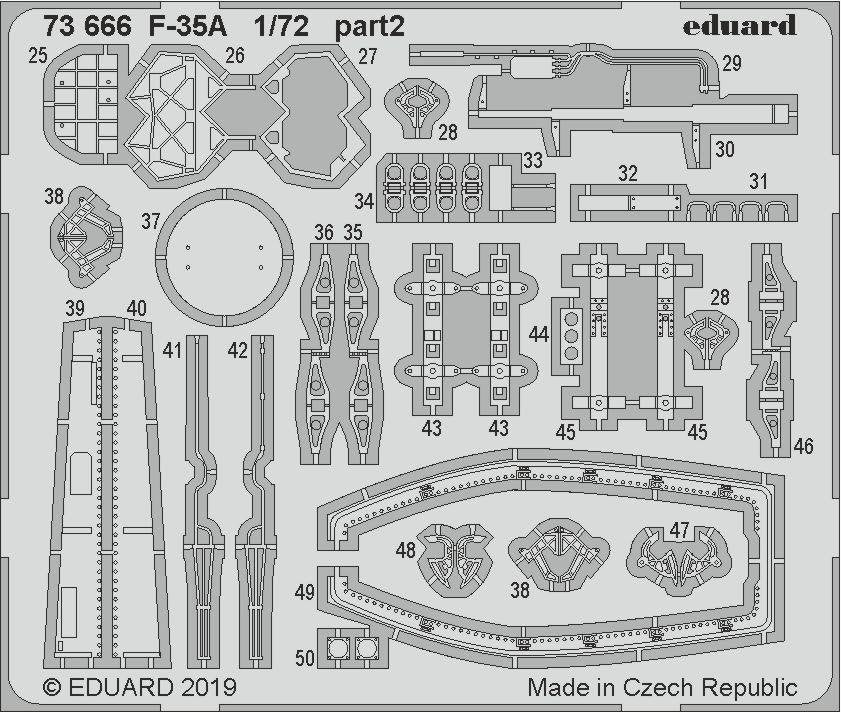 Eduard 73666 F-35A 1/72 ACADEMY – image 2