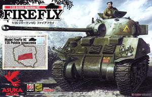 Asuka 35-009SA Sherman FireFly VC w/Polskie Oznaczenia 1/35
