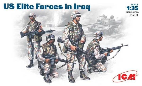 ICM 35201 Guerre contre le terrorismeForces d'élite américaines en Irak (1/35)