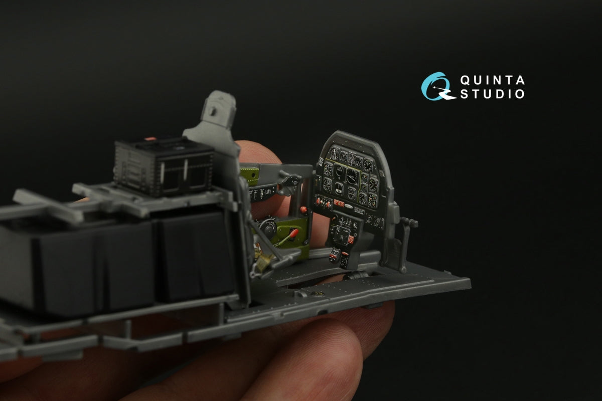 Quinta Studio QD32145 P-51D Mustang 3D-Printed &amp;amp; colored Interior on decal paper (Zoukei-Mura SWS) 1/32 – image 8