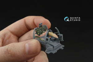 Intérieur imprimé en 3D et coloré sur papier décalcomanie (Eduard) pour Quinta Studio QD48610 A6M5 Zero (Nakajima Production) à l&amp;#39;échelle 1/48 – image 4