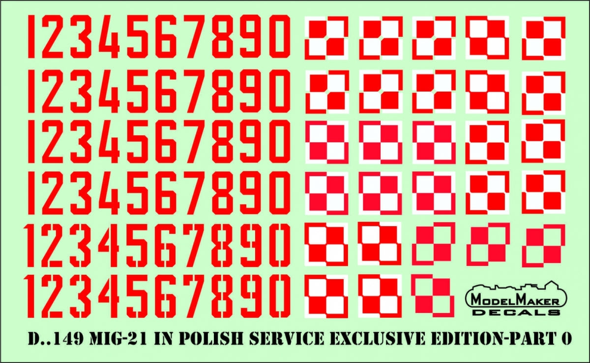 ModelMaker Decals D48152 MiG-21 in Polish service exclusive edition part III 1/48 – image 10
