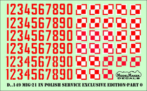 ModelMaker Decals D48152 MiG-21 in Polish service exclusive edition part III 1/48 – image 10
