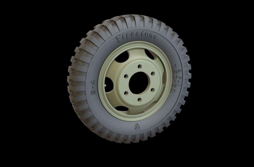 Panzer Art RE35-317 Studebacker road wheels set (Firestone) 1/35 – zdjęcie 2