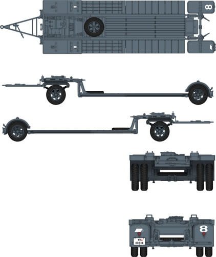 Das Werk DW35002 Sonderanhänger 115 10 Ton Tank Trailer Sd.Ah. 115 1/35 – image 3