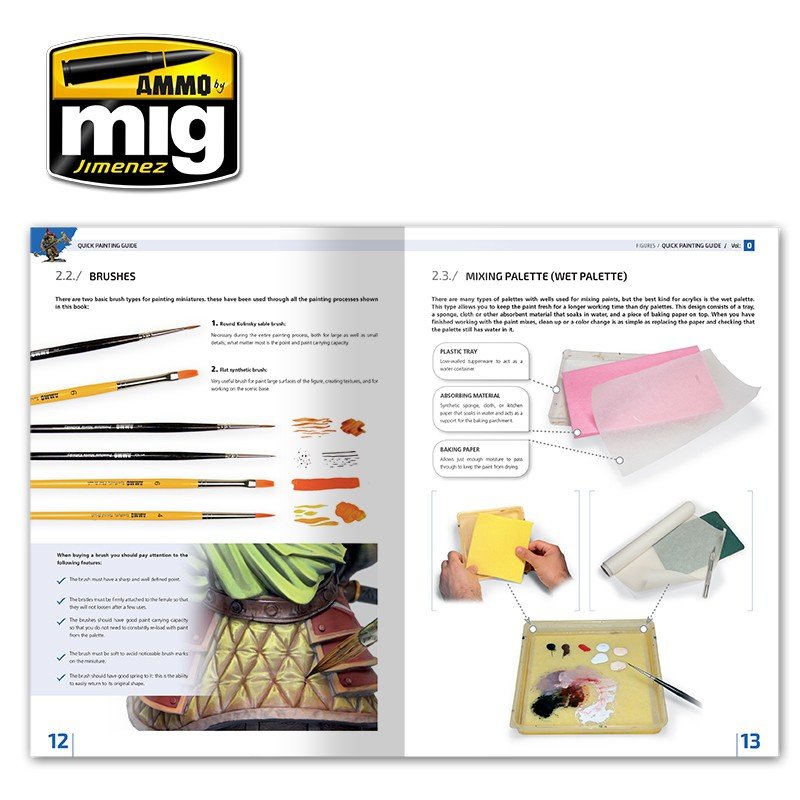 Ammo of Mig Jimenez 6220 ENCYCLOPEDIA OF FIGURES MODELLING TECHNIQUES VOL. 0 - QUICK GUIDE FOR PAINTING (English) – image 4