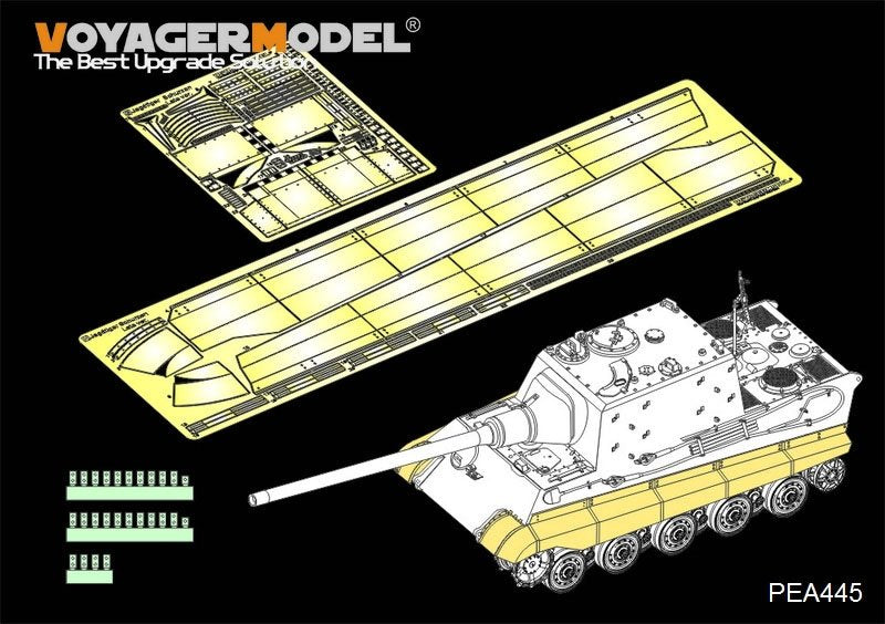 Voyager Model PEA445 WWII German Sd.Kfz.186 Panzerjäger &amp;quot;Jagdtiger&amp;quot; Schurzen Late Version（For TAKOM 8001) 1/35