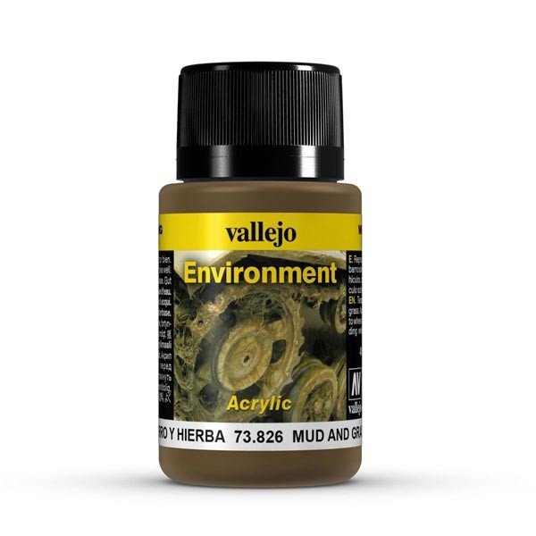 Vallejo 73826 Environment - Muds&amp;amp;Grass Eff.40 ml