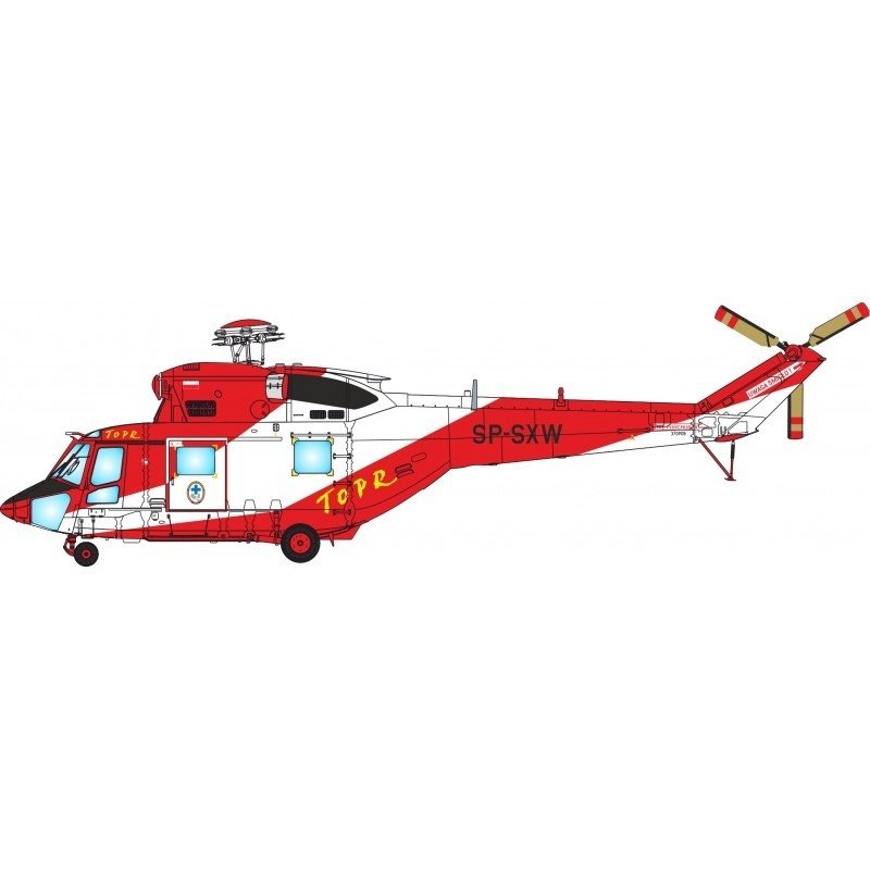 Answer AA72002 PZL W-3A Sokół TOPR Rescue Helicopter 1/72 – zdjęcie 2