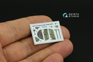 Quinta Studio QD72123 Hurricane Mk.I family 3D-Printed coloured Interior on decal paper (Airfix) 1/72 – zdjęcie 4