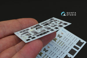 Quinta Studio QD48090 F-15E 3D-Printed &amp;amp; coloured Interior on decal paper (for GWH kit) 1/48 – zdjęcie 4
