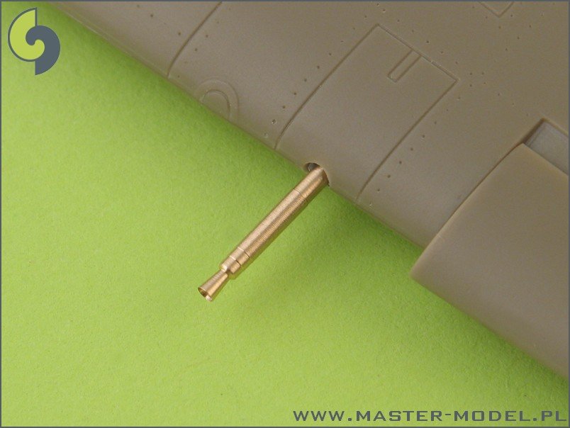 Master AM-32-005 Bf 109 E3 - E9, T armament set (MG 17 tips, MG FF barrels) 1/32 – zdjęcie 4