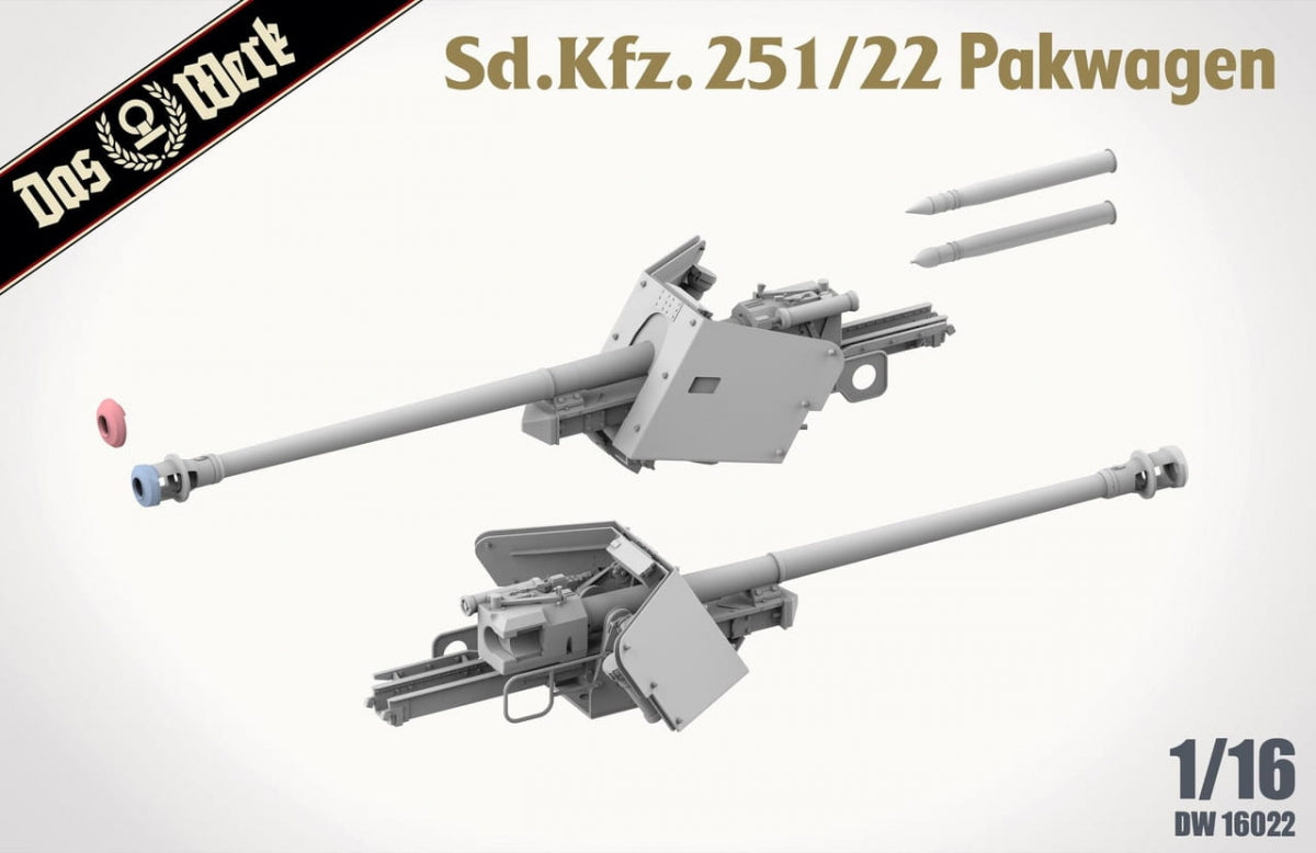 Das Werk DW16022 Sd.Kfz. 251/22 Pakwagen 1/16 – zdjęcie 8