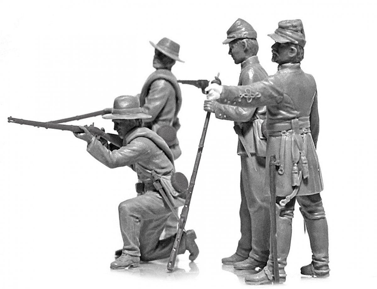 ICM 35021 American Civil War Confederate Infantry 1/35 – zdjęcie 2