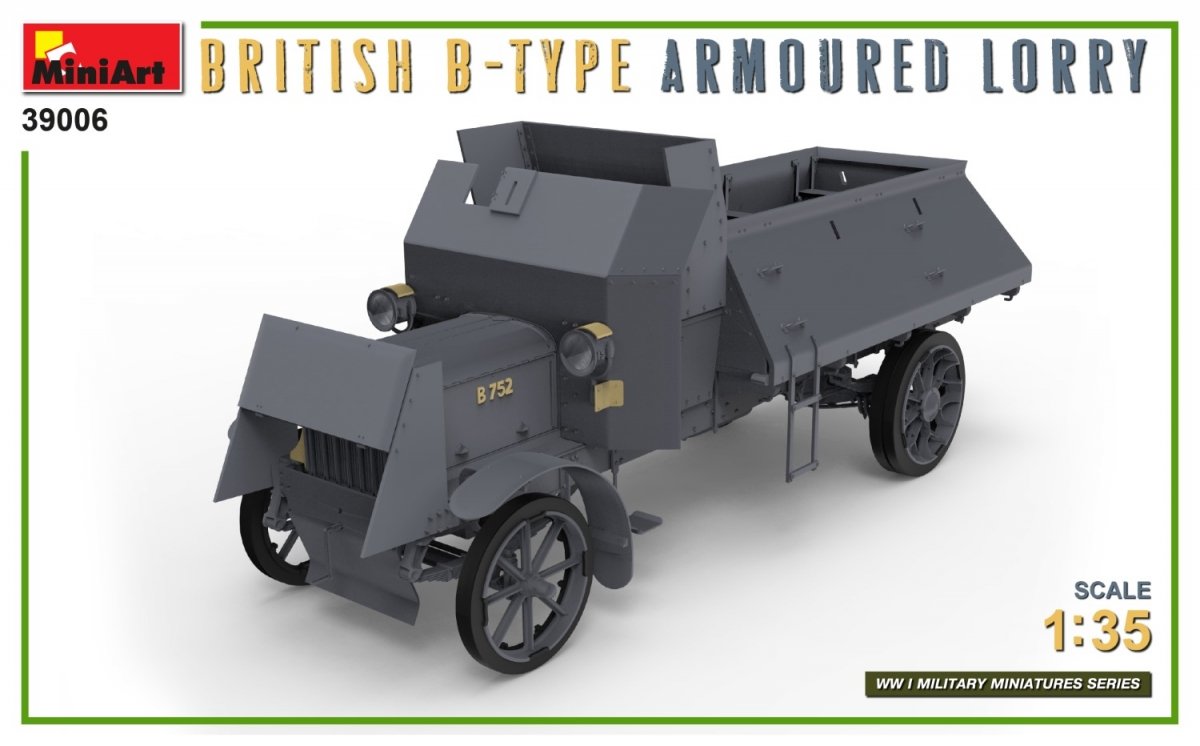 Miniart 39006 BRITISH B-TYPE ARMOURED LORRY 1/35 – Bild 3