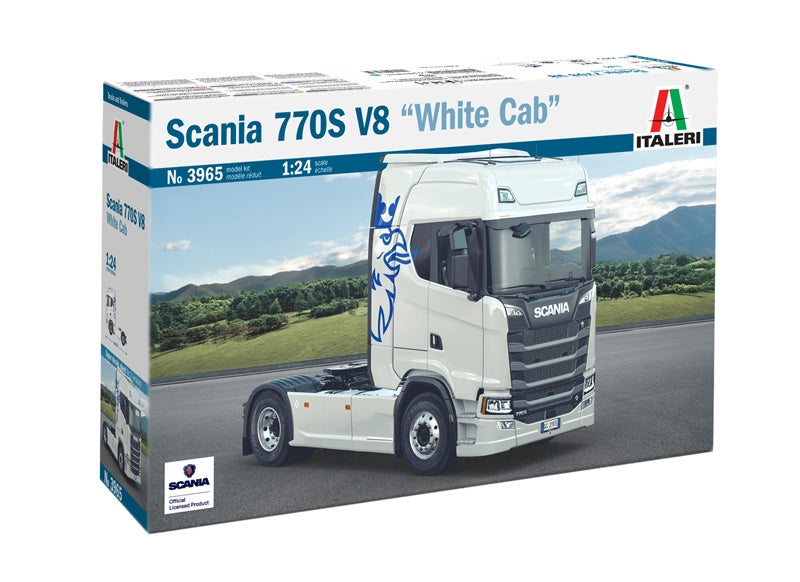 Italeri 3965 Scania 770 S V8 White Cab 1/24 – zdjęcie 2