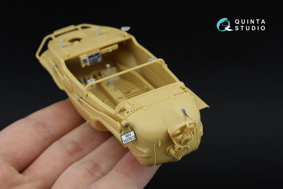 Quinta Studio QD+35145 Schwimmwagen Type 166 3D-Printed &amp;amp; coloured Interior on decal paper (Tamiya) (with 3D-printed resin parts) 1/35 – zdjęcie 10