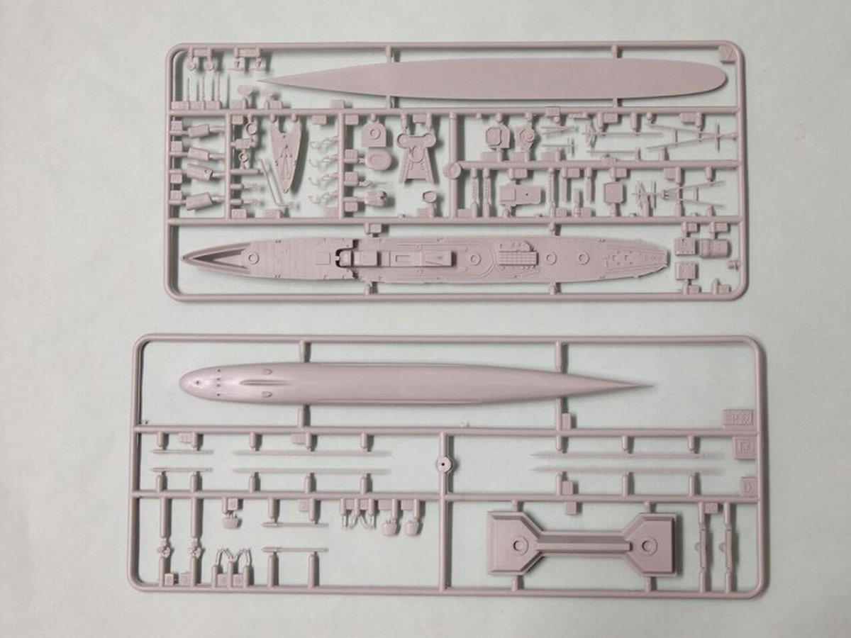 Pit-Road W138 IJN Destroyer Umikaze with hull parts 1/700 – zdjęcie 4