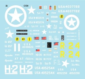 Star Decals 35-C1234 US Self Propelled Howitzers 1/35 – zdjęcie 3