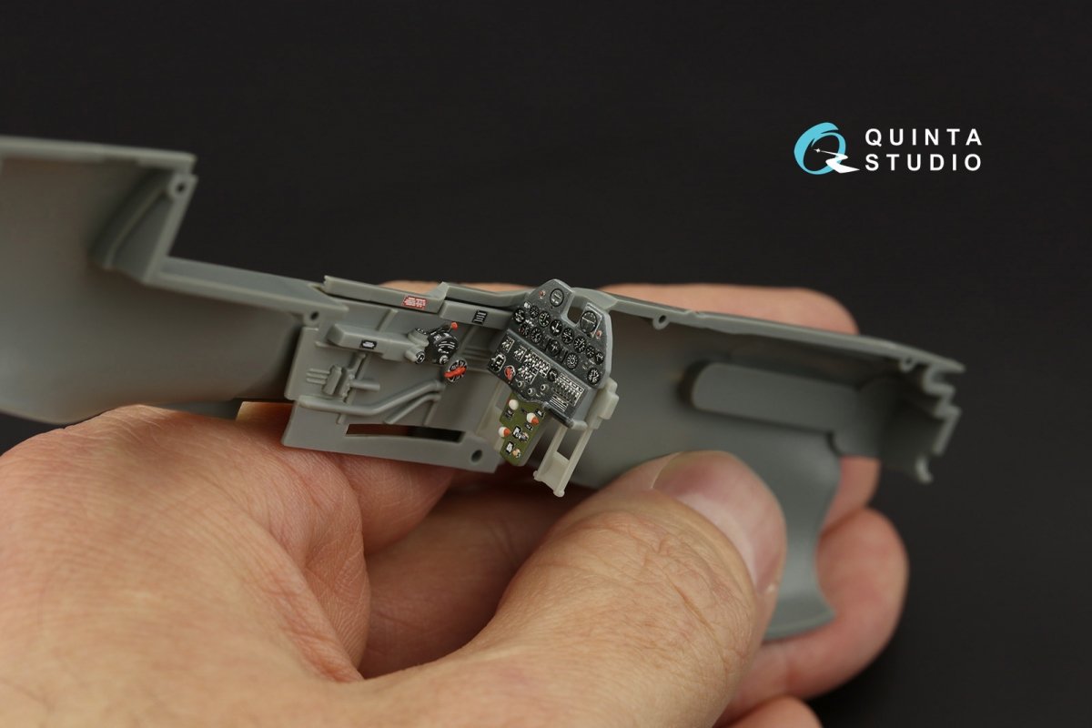 Quinta Studio QD48317 P-40E/K 3D-Printed &amp;amp; coloured Interior on decal paper (Hasegawa) 1/48 – Bild 7