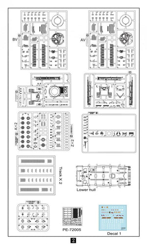 Modelcollect UA72128 Soviet Army T-64AV/BV 2 IN 1 Main Battle Tank 1/72 – zdjęcie 5