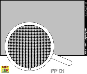 Aber PP01 Engrave plate (88 x 57mm) - pattern 01 – zdjęcie 2