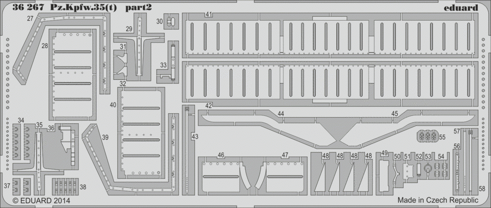 Eduard 36267 Pz. Kpfw.35(t) 1/35 Academy 1/35
