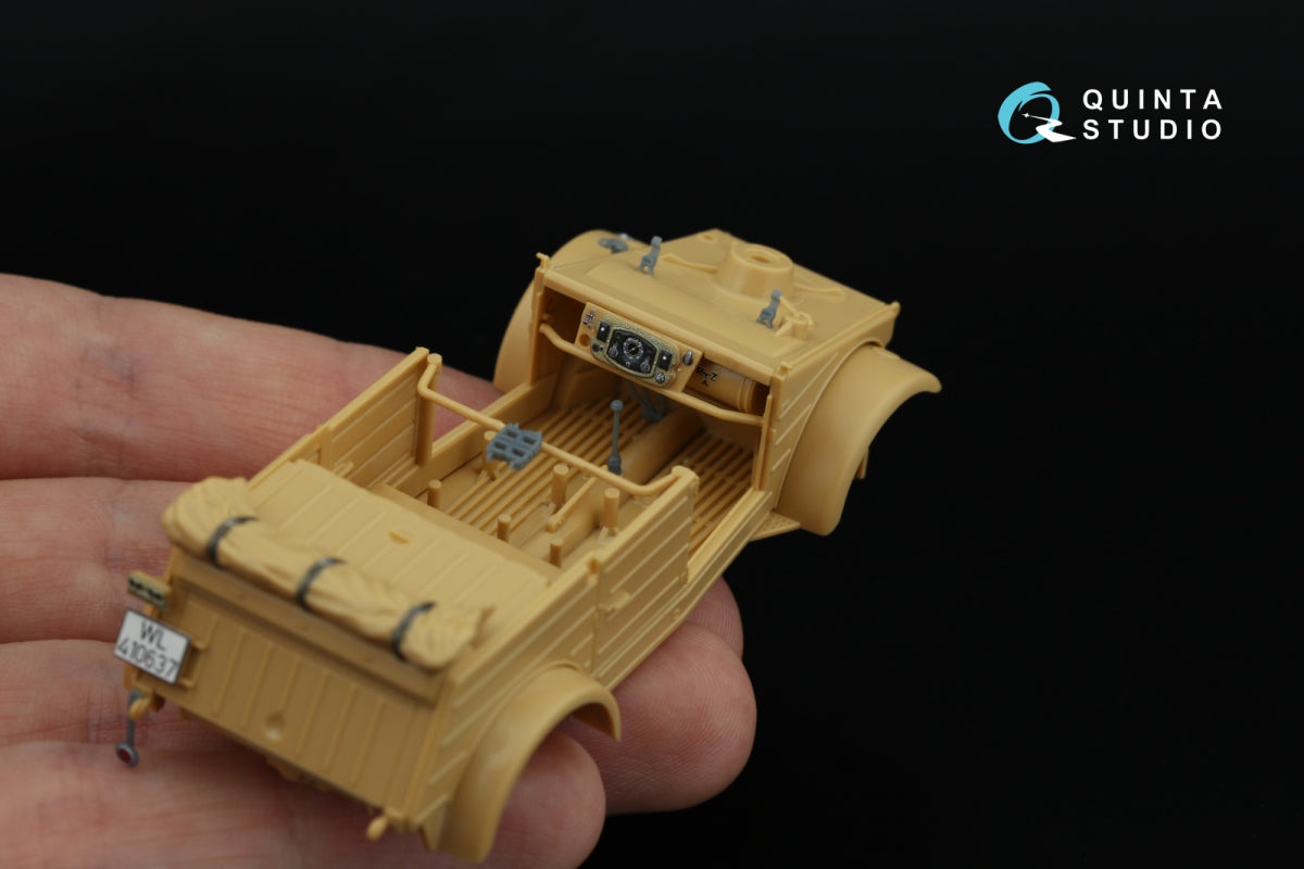 Quinta Studio QD+48546 Kubelwagen Type 82 3D-Printed &amp;amp; coloured Interior on decal paper (Tamiya) (with 3D-printed resin parts) 1/48 – zdjęcie 9
