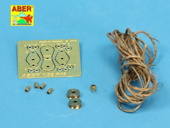 Aber R-08n All – purpose single Pulley x 2pcs 1/35