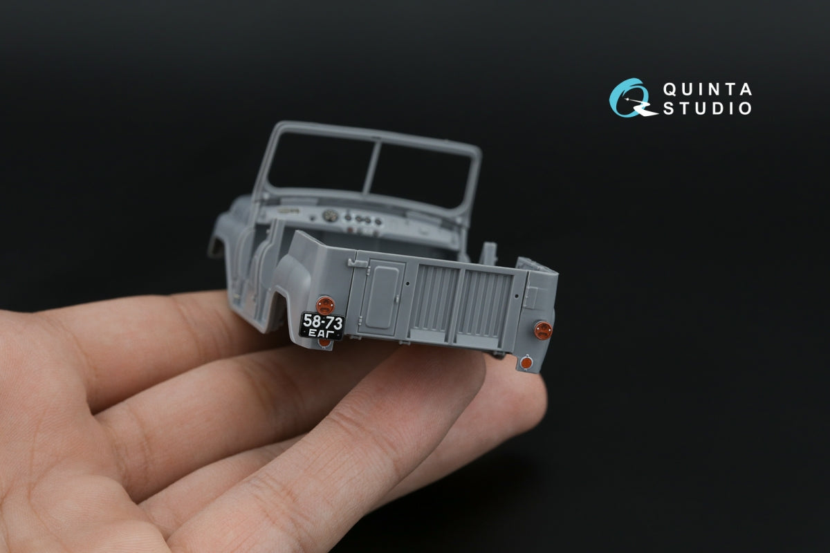 Quinta Studio QD43003 UAZ-469 3D-Printed &amp;amp; colored Interior on decal paper (Zvezda) 1/43 – image 6