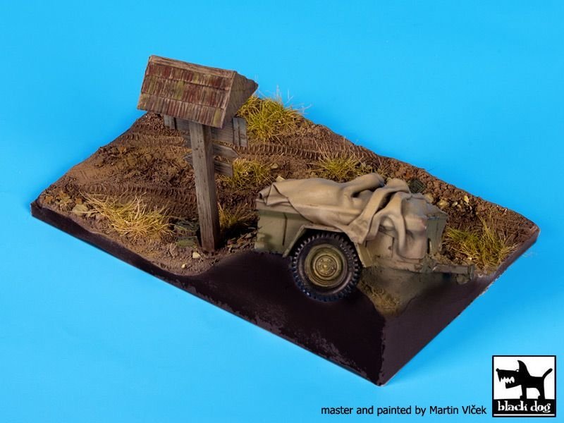 Black Dog D35063 Road with trailer base 1/35 – image 2