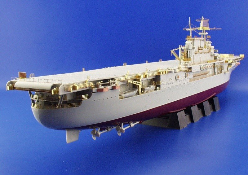 Eduard 53007 US Aircraft Carrier Hornet railings 1/350 Trumpeter – zdjęcie 7